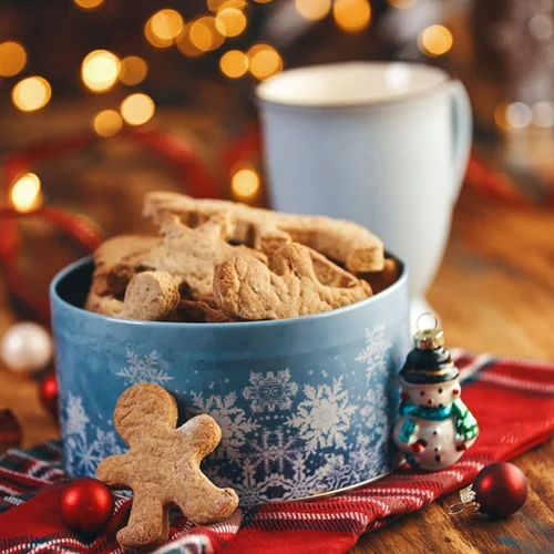 Χριστουγεννιάτικα μπισκότα χωρίς ζάχαρη