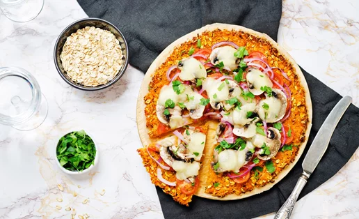 Τι μπορείς να φτιάξεις με μια γλυκοπατάτα; Την πιο νόστιμη πίτσα μαργαρίτα φυσικά