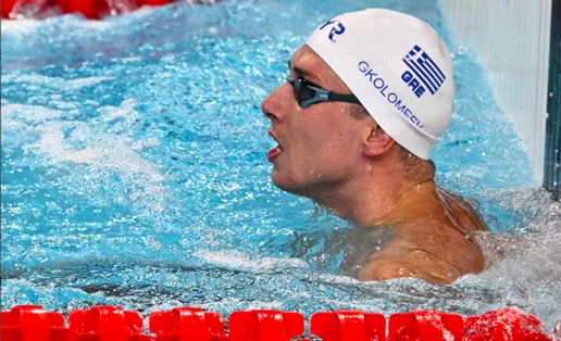 Ο Κριστιάν Γκολομέεβ έχασε το μετάλλιο για τρία εκατοστά του δευτερολέπτου, στα 50 μέτρα ελεύθερης κολύμβησης