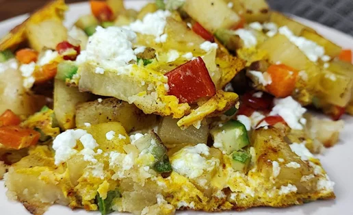 Πατάτες με αυγά στο τηγάνι - Στην πιο υγιεινή εκδοχή τους