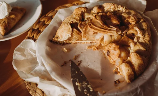 Συνταγή για ανάποδη μηλόπιτα χωρίς ζάχαρη
