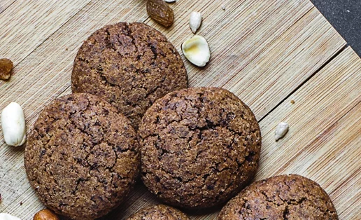 Υγιεινά μπισκότα με ταχίνι, μέλι και κακάο (χωρίς ζάχαρη, χωρίς αλεύρι!)