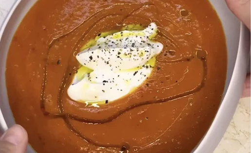 Βελουτέ σούπα με καρότο και πιπεριά - φουλ στα αντιοξειδωτικά