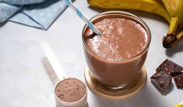 Σοκολατένιο smoothie με 45(!) γρ. πρωτεΐνη - Χωρίς σκόνη