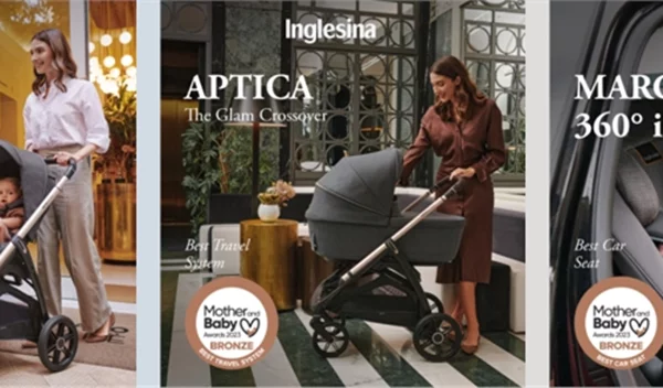 Η Inglesina έλαβε 3 σημαντικές διακρίσεις στα ελληνικά "Mother & Baby Awards" 2023