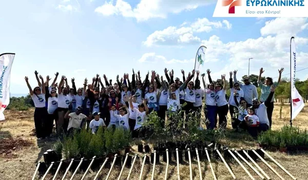 Όμιλος Ευρωκλινικής: Δενδροφύτευση 400 δέντρων στη Βαρυμπόμπη σε συνεργασία με τη We4All