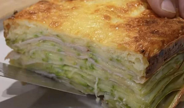 "Λαζάνια" από κολοκυθάκια με cottage cheese - χωρίς ζυμαρικά