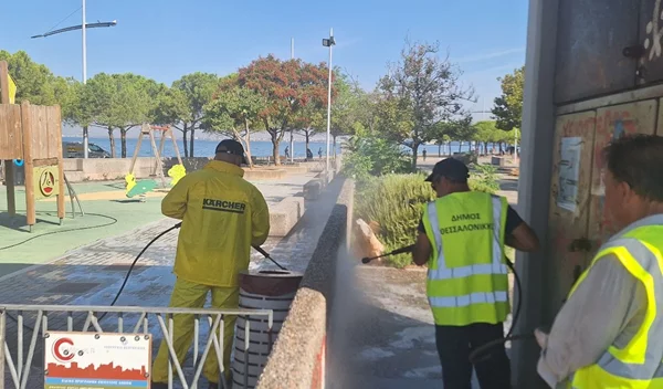 Η Kärcher Ελλάδος συμβάλλει στην ανανέωση της Νέας Παραλίας Θεσσαλονίκης