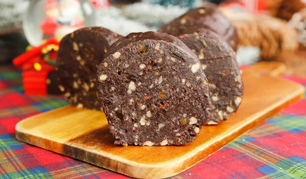 Κορμός μελομακάρονο χωρίς ζάχαρη - Ιδανικό για ένα γρήγορο εορταστικό γλυκό