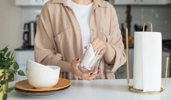 Οι 4 επιφάνειες που δεν πρέπει ποτέ να καθαρίζεις με χαρτί κουζίνας