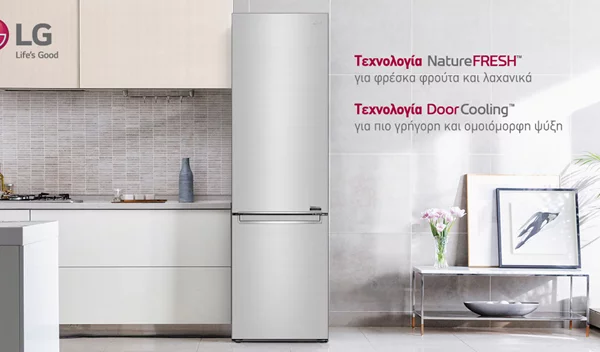 Μέγιστη απόδοση, γρήγορη και ομοιόμορφη ψύξη: Η LG σε μία σειρά ψυγειοκαταψυκτών με καινοτόμες τεχνολογίες