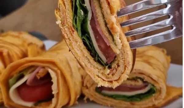 Πρωτεϊνικά ρολάκια ομελέτας: Θυμίζει κρέπα αλλά είναι χωρίς υδατάνθρακες