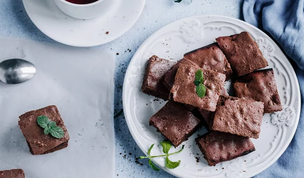 Σοκολατένια brownies χωρίς ζάχαρη