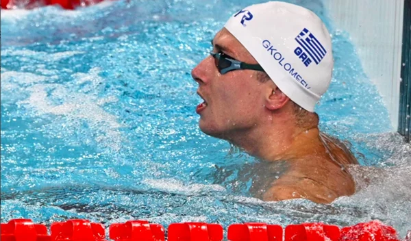 Ο Κριστιάν Γκολομέεβ έχασε το μετάλλιο για τρία εκατοστά του δευτερολέπτου, στα 50 μέτρα ελεύθερης κολύμβησης