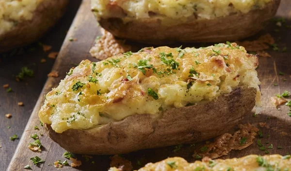 Πατάτες γεμιστές με τυρί και αλλαντικά - Οι πιο λαχταριστές που έχεις δοκιμάσει