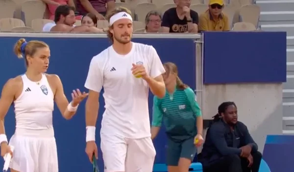 Πρεμιέρα με ήττα για Τσιτσιπά και Σάκκαρη στο διπλό μικτό των Ολυμπιακών Αγώνων