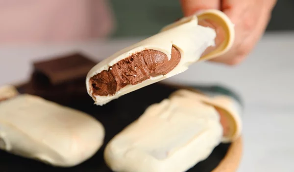 Φουλ υγιεινά παγωτίνια σοκολάτας - Θα χρειαστείς μόνο 3 υλικά