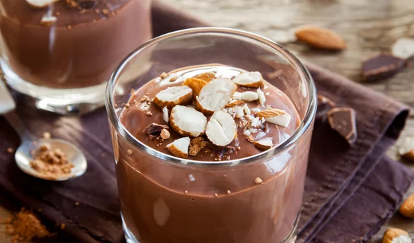 Σπιτική πουτίγκα πρωτεΐνης χωρίς ζάχαρη - Γίνεται σε 2'