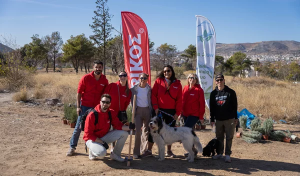 Το φυσικό μεταλλικό νερό Βίκος φύτεψε 1.000 δενδρύλλια στην 5η Πανελλήνια Εθελοντική Φύτευση της We4all