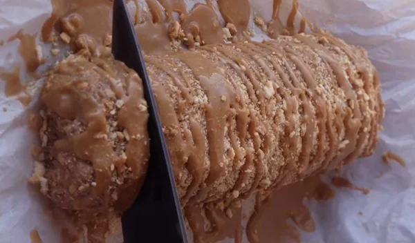 Κορμός μηλόπιτας χωρίς ζάχαρη - η εύκολη, γρήγορη και πεντανόστιμη συνταγή