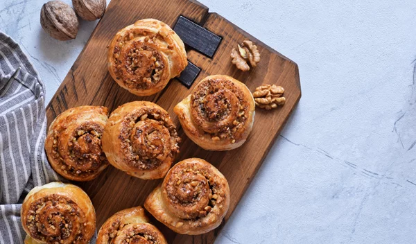 Cinnamon Rolls χωρίς ζάχαρη και μαγιά