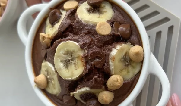 Κεκάκι βρώμης με σοκολάτα - μπανάνα: το πιο υγιεινό αλλά comfort γλυκό