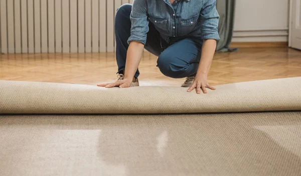 Το κόλπο για να μη γεμίσει το σπίτι σκόνη όταν μαζεύεις τα χαλιά