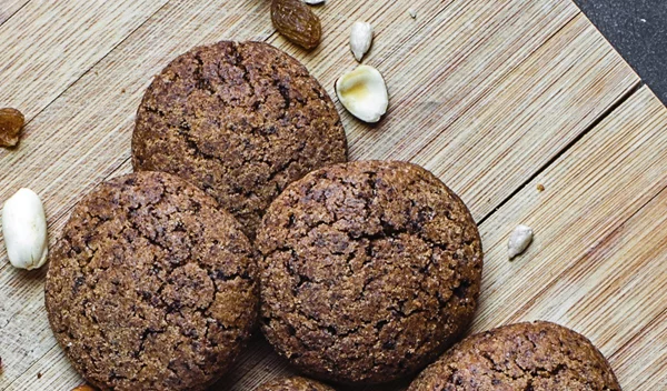 Υγιεινά μπισκότα με ταχίνι, μέλι και κακάο (χωρίς ζάχαρη, χωρίς αλεύρι!)