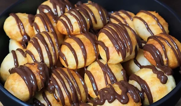 Λουκουμάδες χωρίς τηγάνισμα - Είναι φουλ πρωτεϊνικοί!