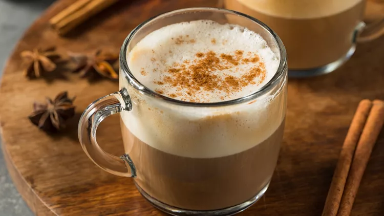 salted caramel latte