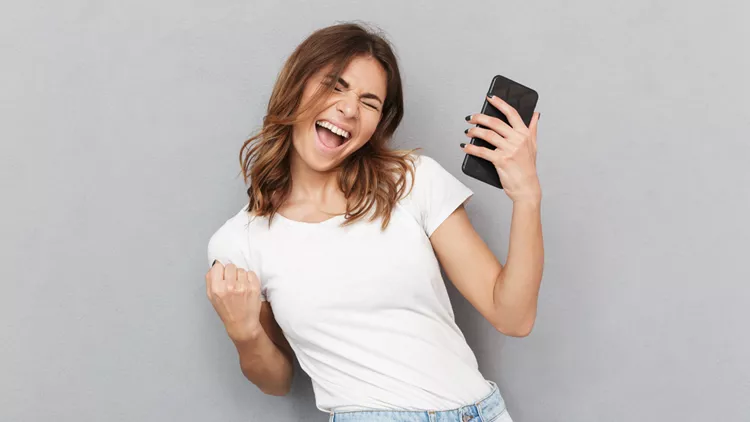happy woman
