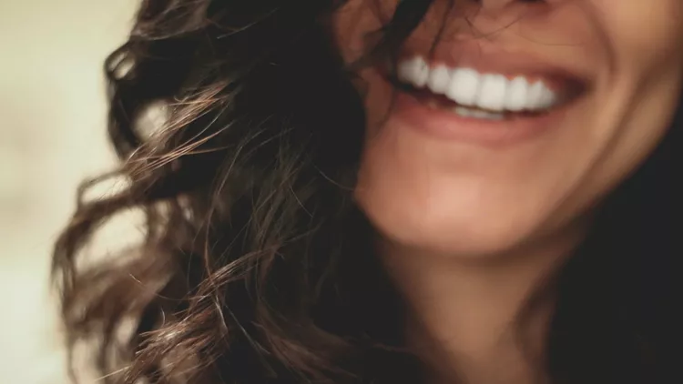 woman teeth smile