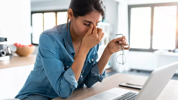 woman tired