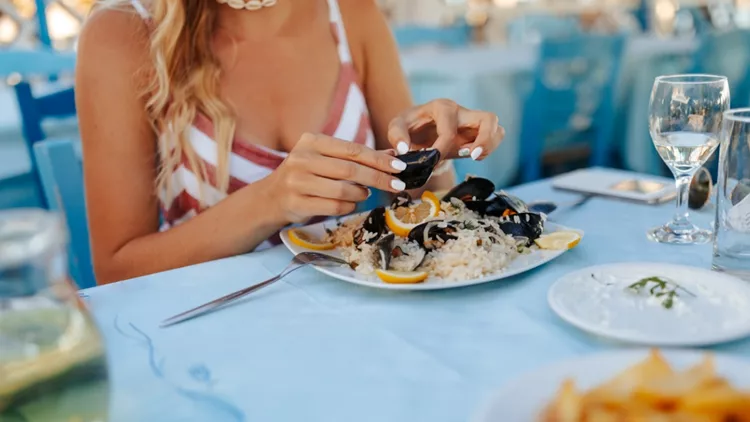 μύδια θαλασσινά όστρακα