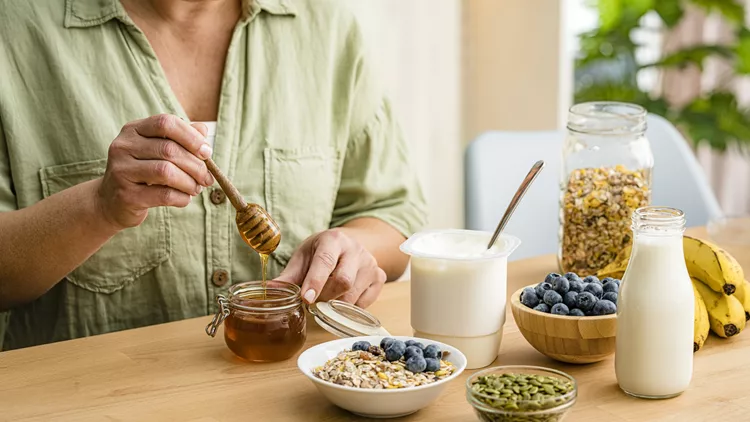 honey and yogurt