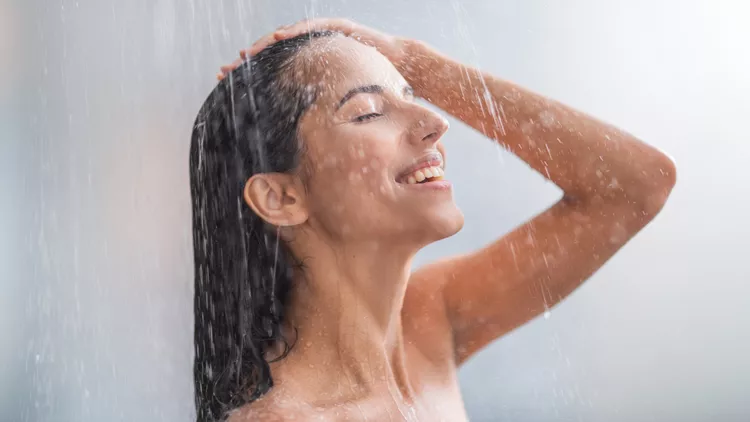 shower woman