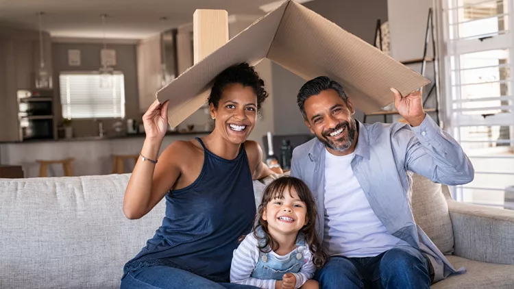 house happy family