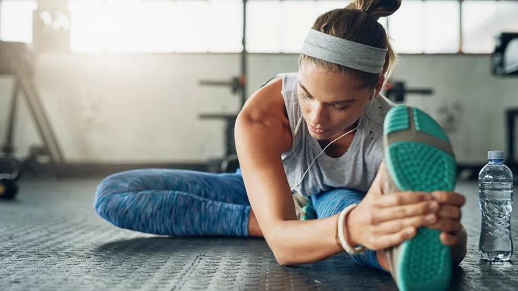 woman workout fit