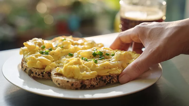toast eggs