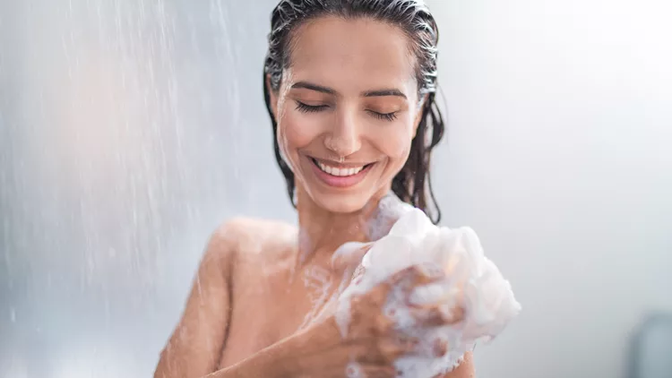 take a shower
