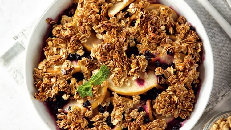 Τραγανό apple crumble