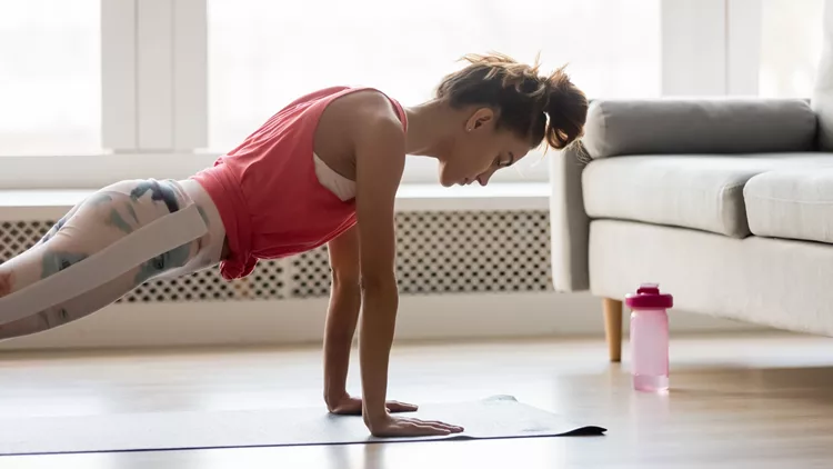 beginner's exercise at home