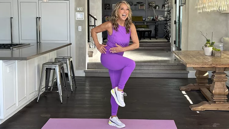 denise-austin κάνει squat