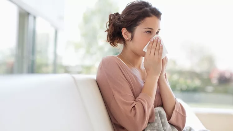 βουλωμένη μύτη κρύωμα ίωση γρίπη συνάχι