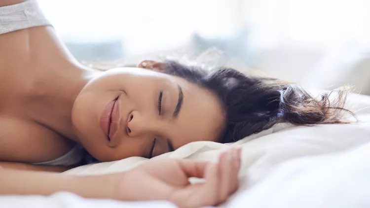 beautiful woman sleeping