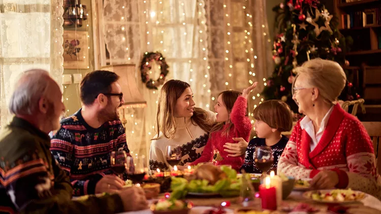 christmas table