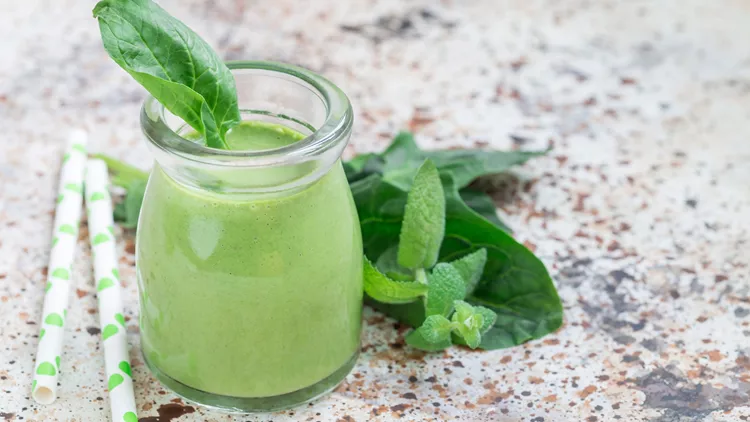 kale και Smoothie Mojito