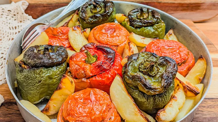 Γεμιστά χωρίς ρύζι