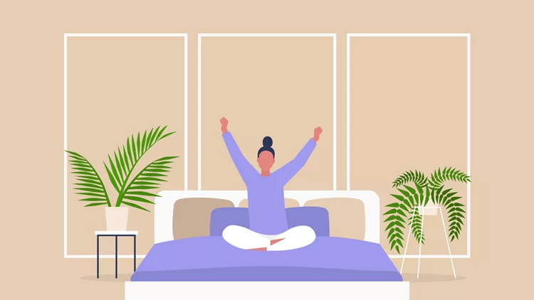 πρωινό ξύπνημα με χαμόγελο