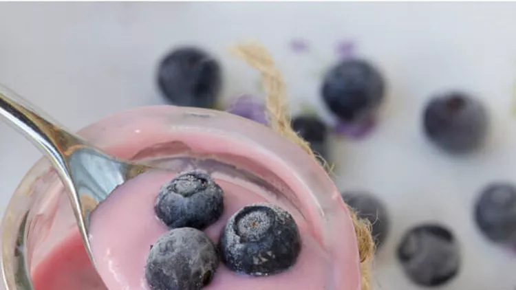 homemade-blueberry-yogurt-picture-id616008170